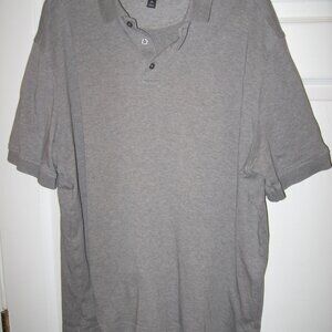 Nordstrom Men's Shop Classics Polo Shirt Men's XL Regular Gray